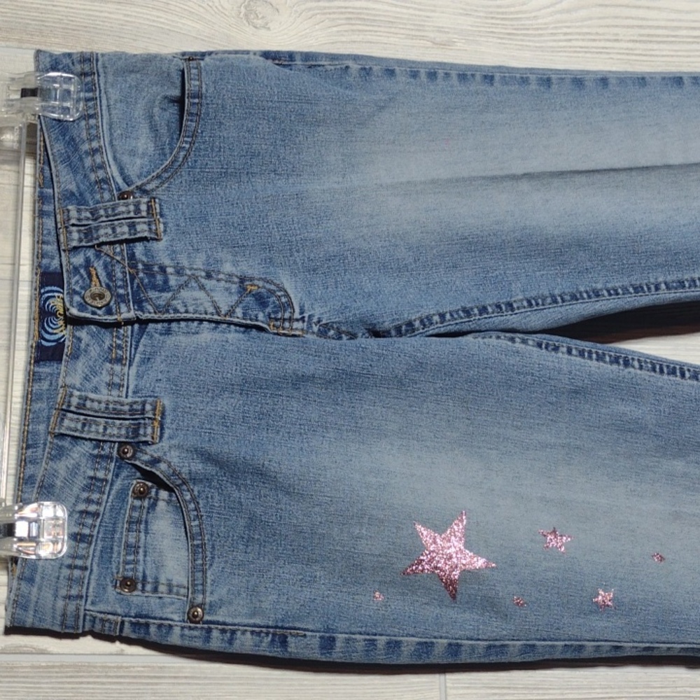 Custom Angels Flared Low Rise Jeans - Picture 2 of 16